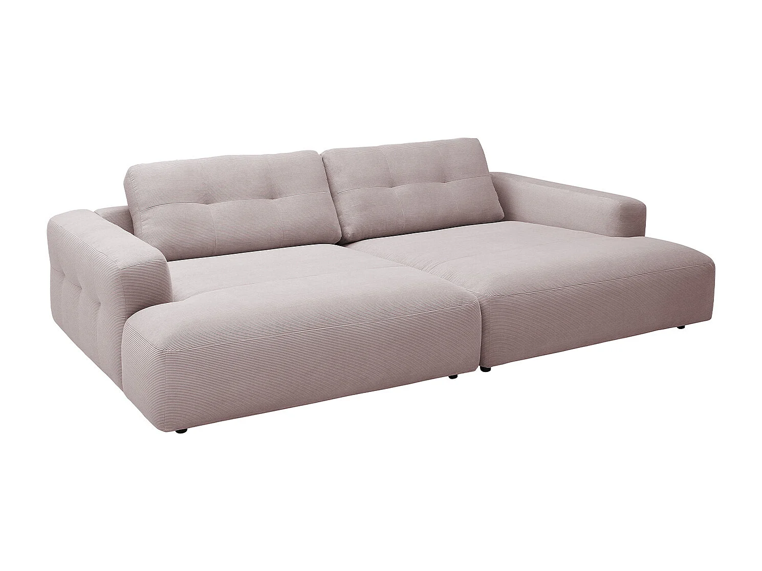 Canapé - Rose Velours côtelé - MIKA