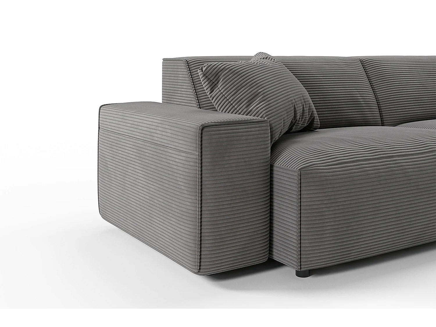 Sofa - Grau Cord - RANI