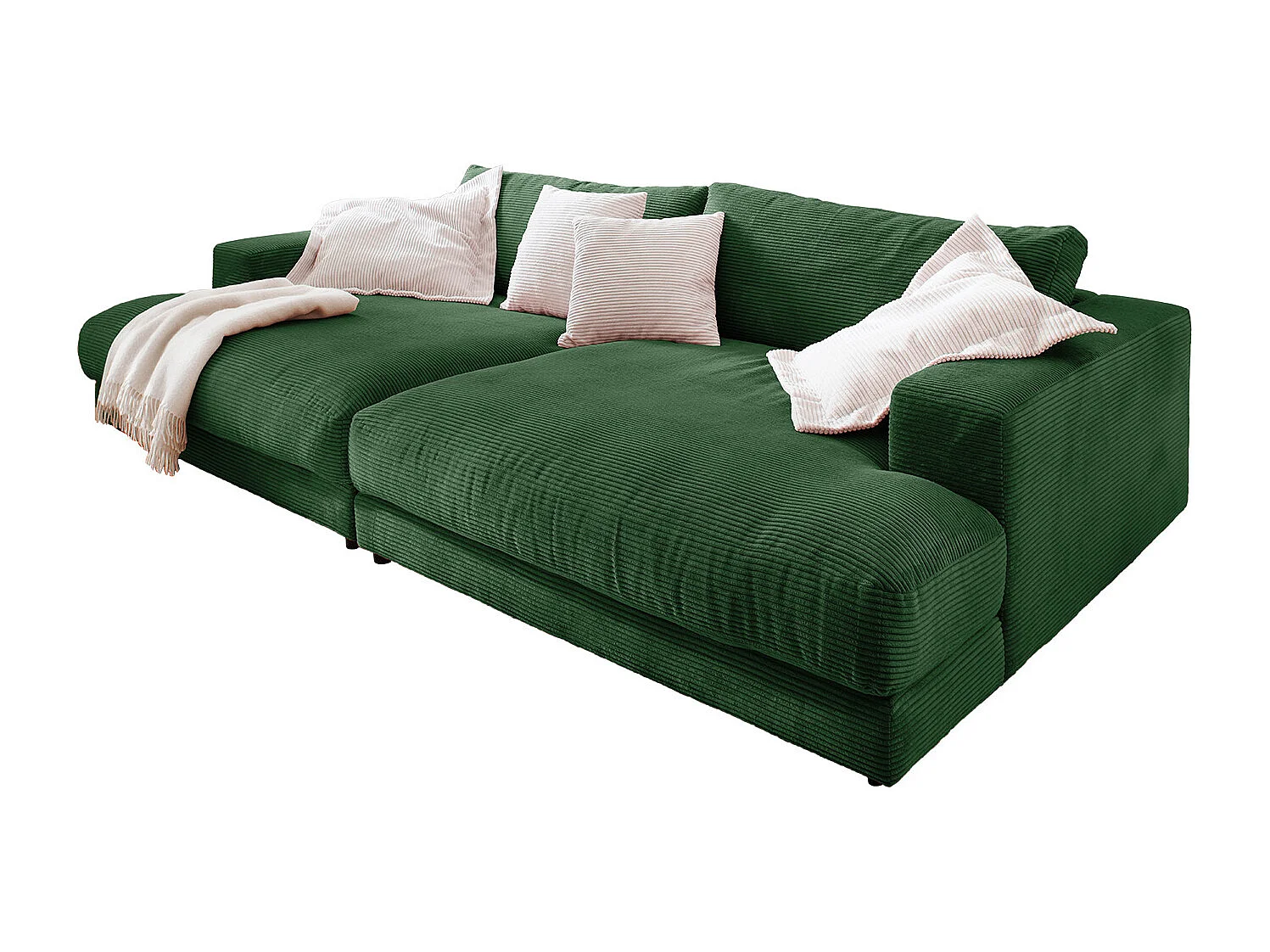 Bigsofa - Smaragdgrün Cord - MADELINE