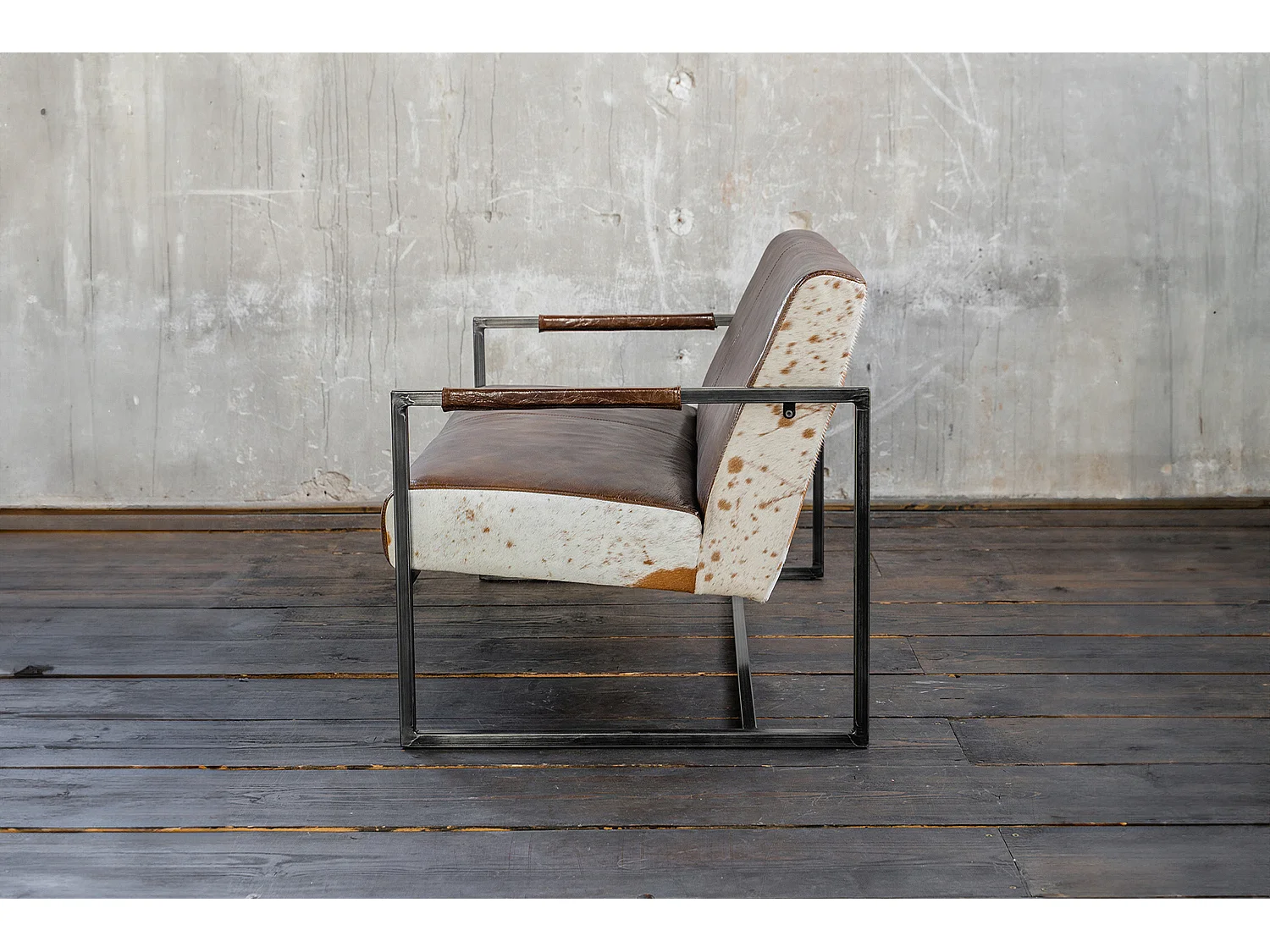 Canapé - marron cuir - LIANO