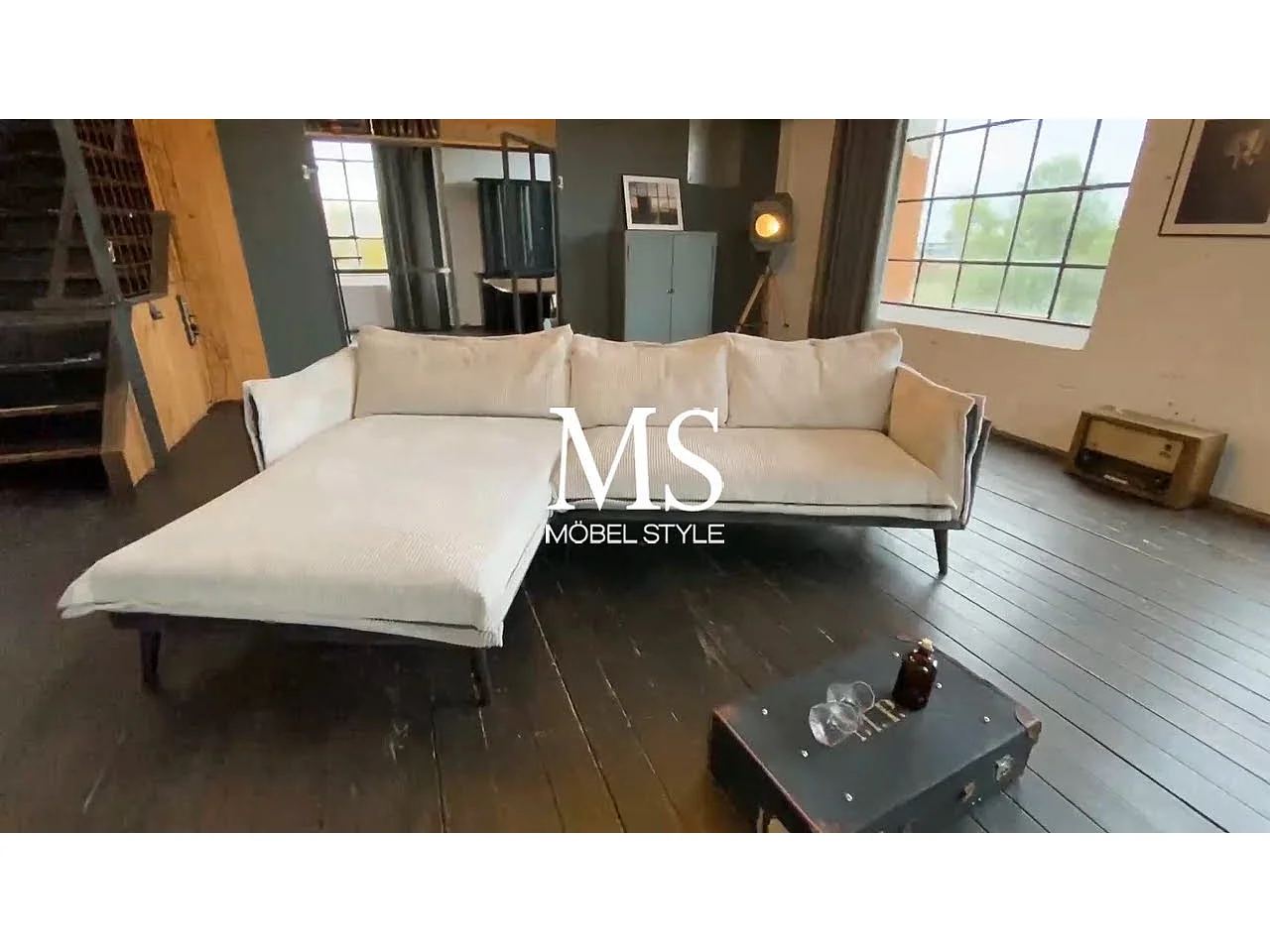 Divano - grigio chiaro velluto - QUENYA