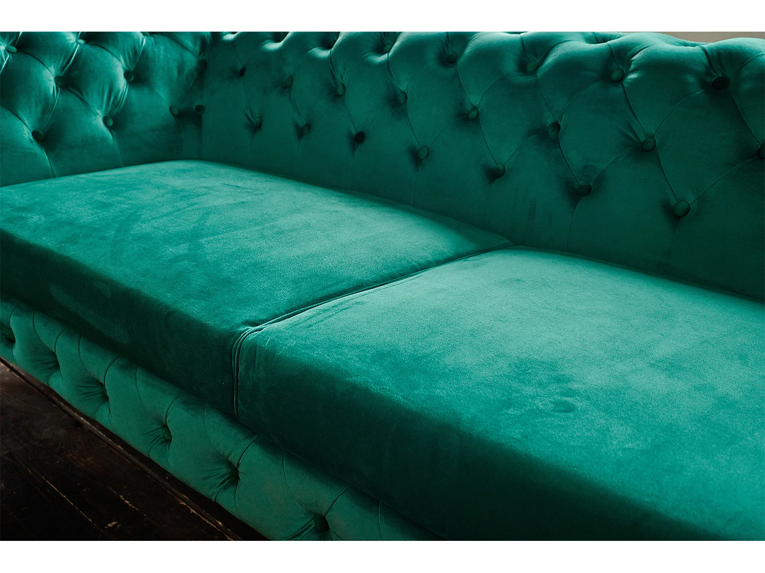 Canapé - Vert Velours - NARLA