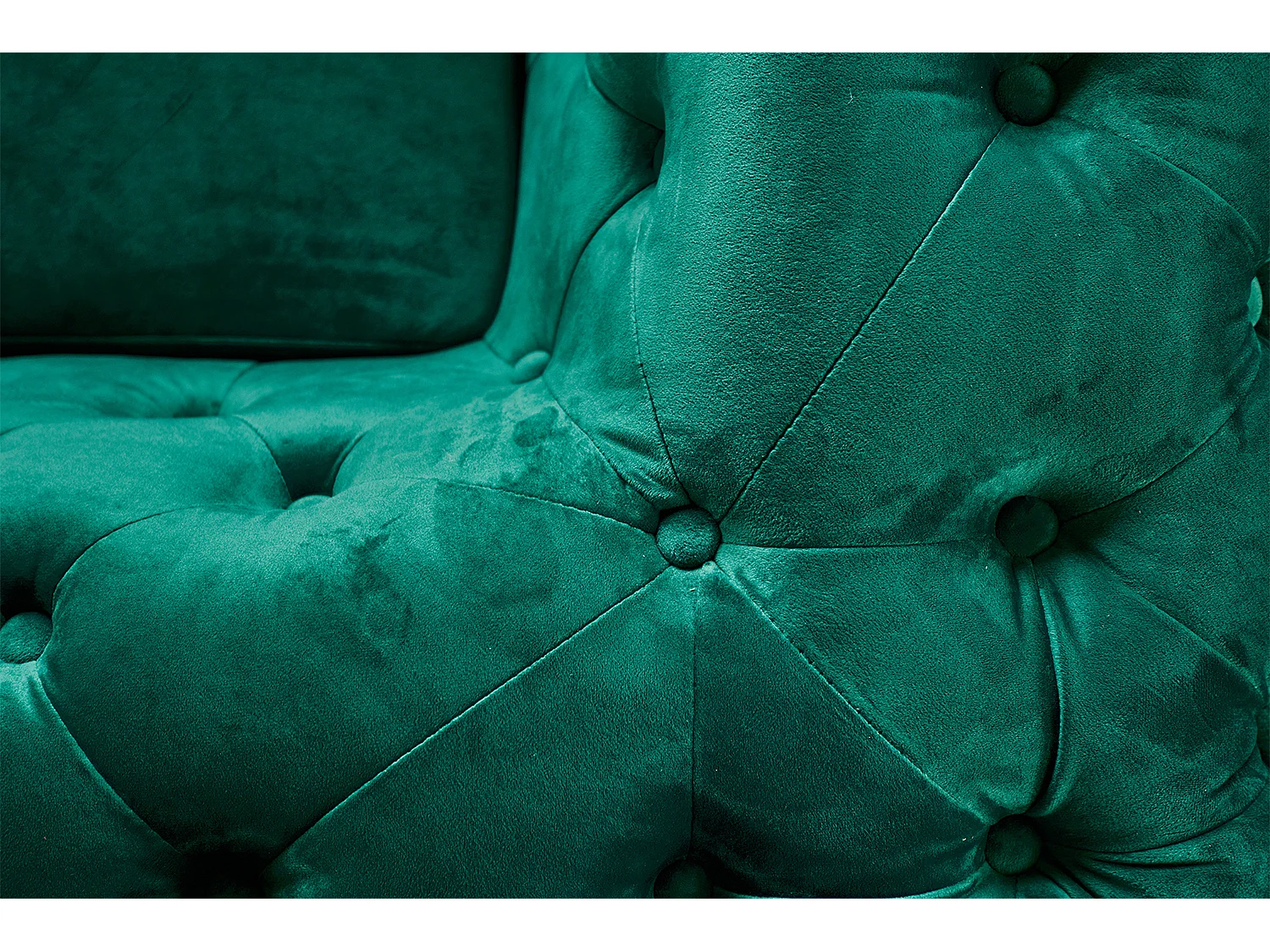 Sofa - Grün Velvet - NARLA