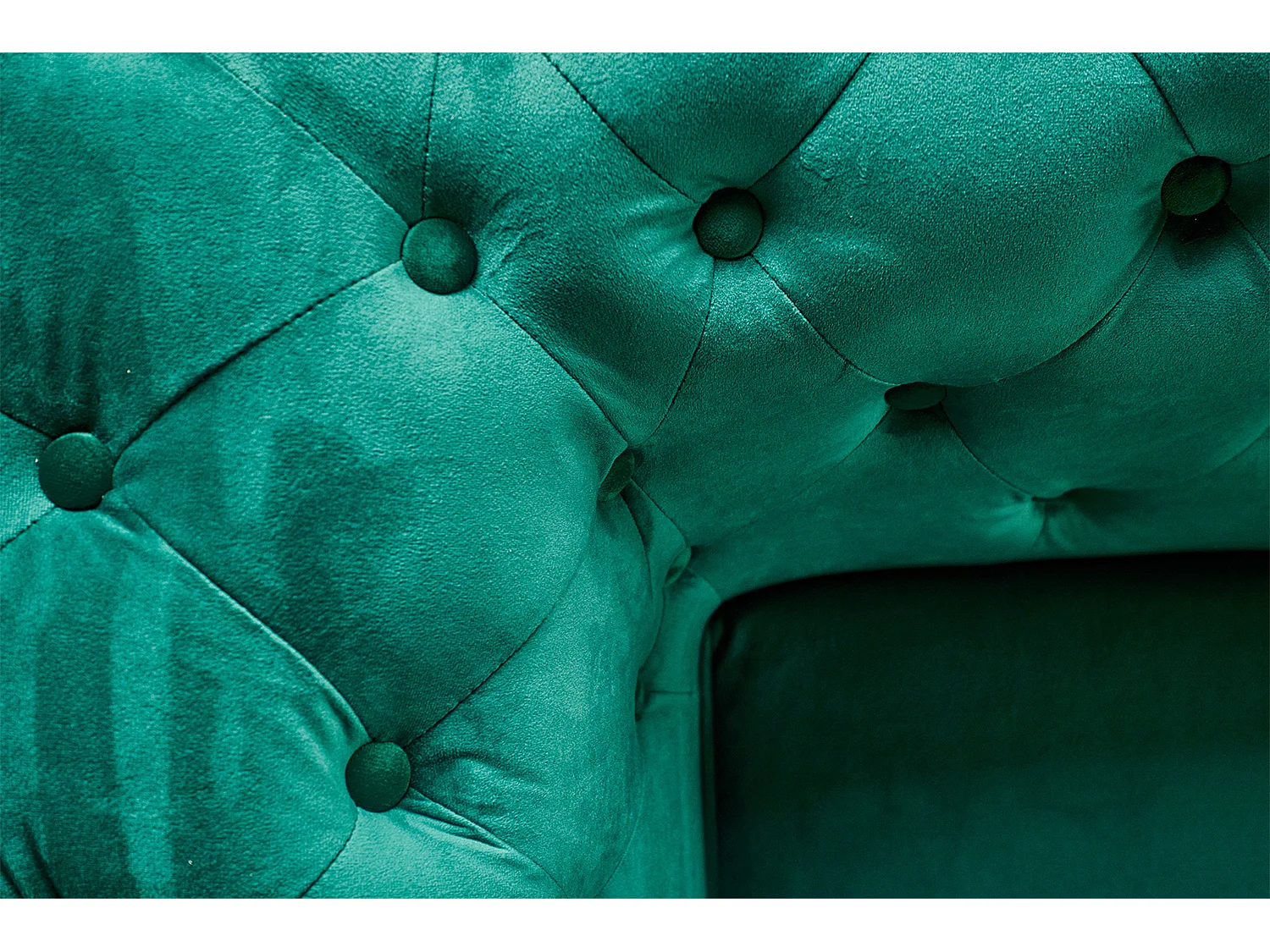 Sofa - Grün Velvet - NARLA