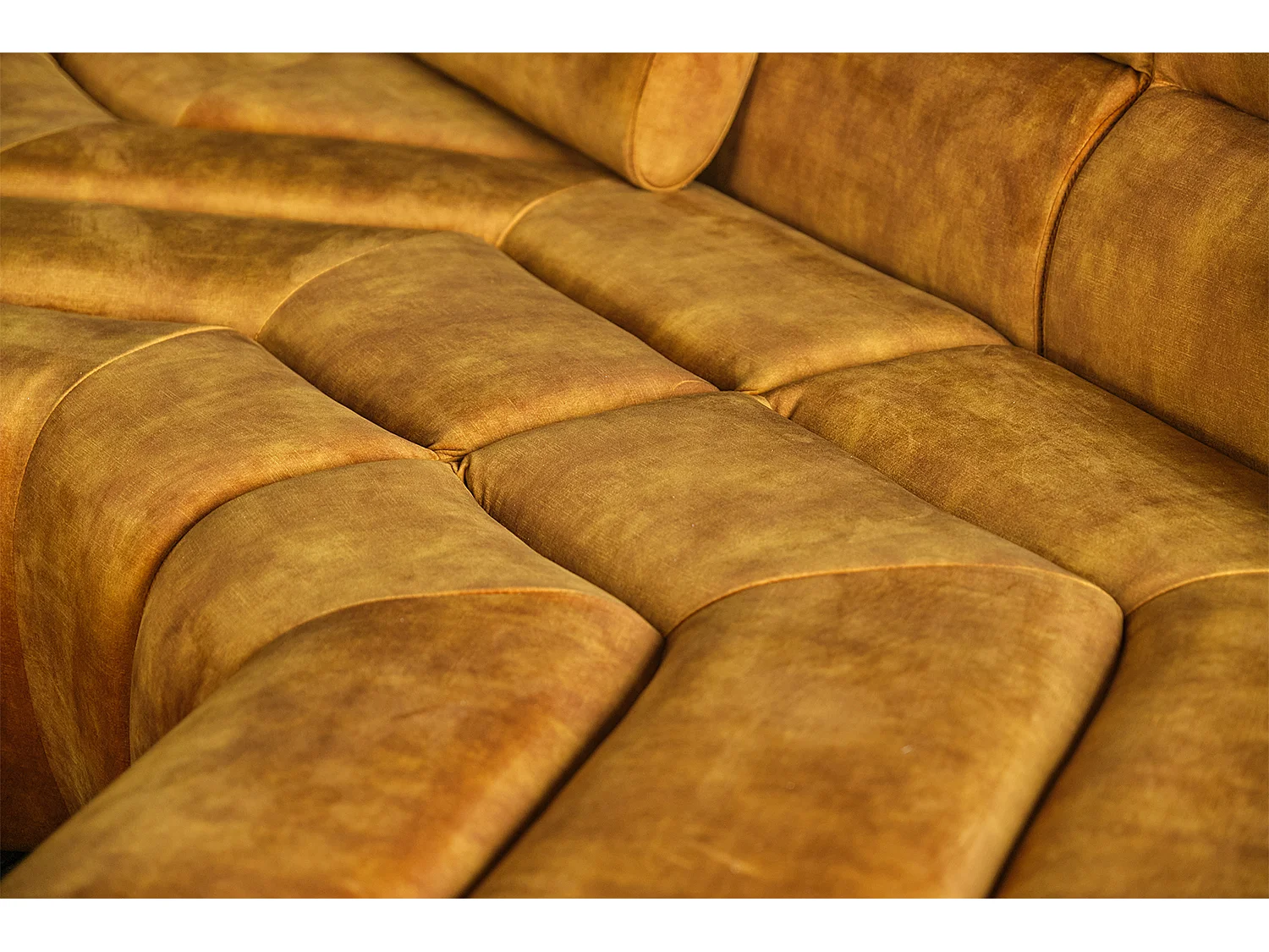 Sofá - oro terciopelo - TARA