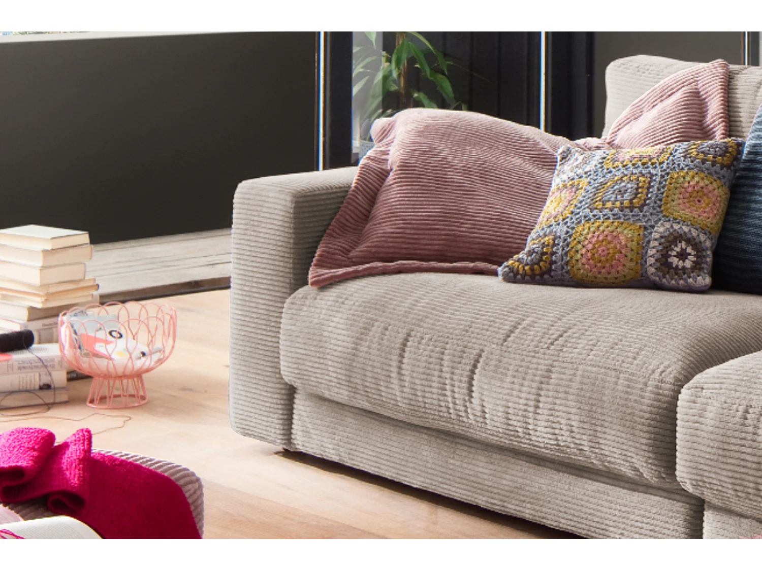 Bank - Taupe Koord - MADELINE