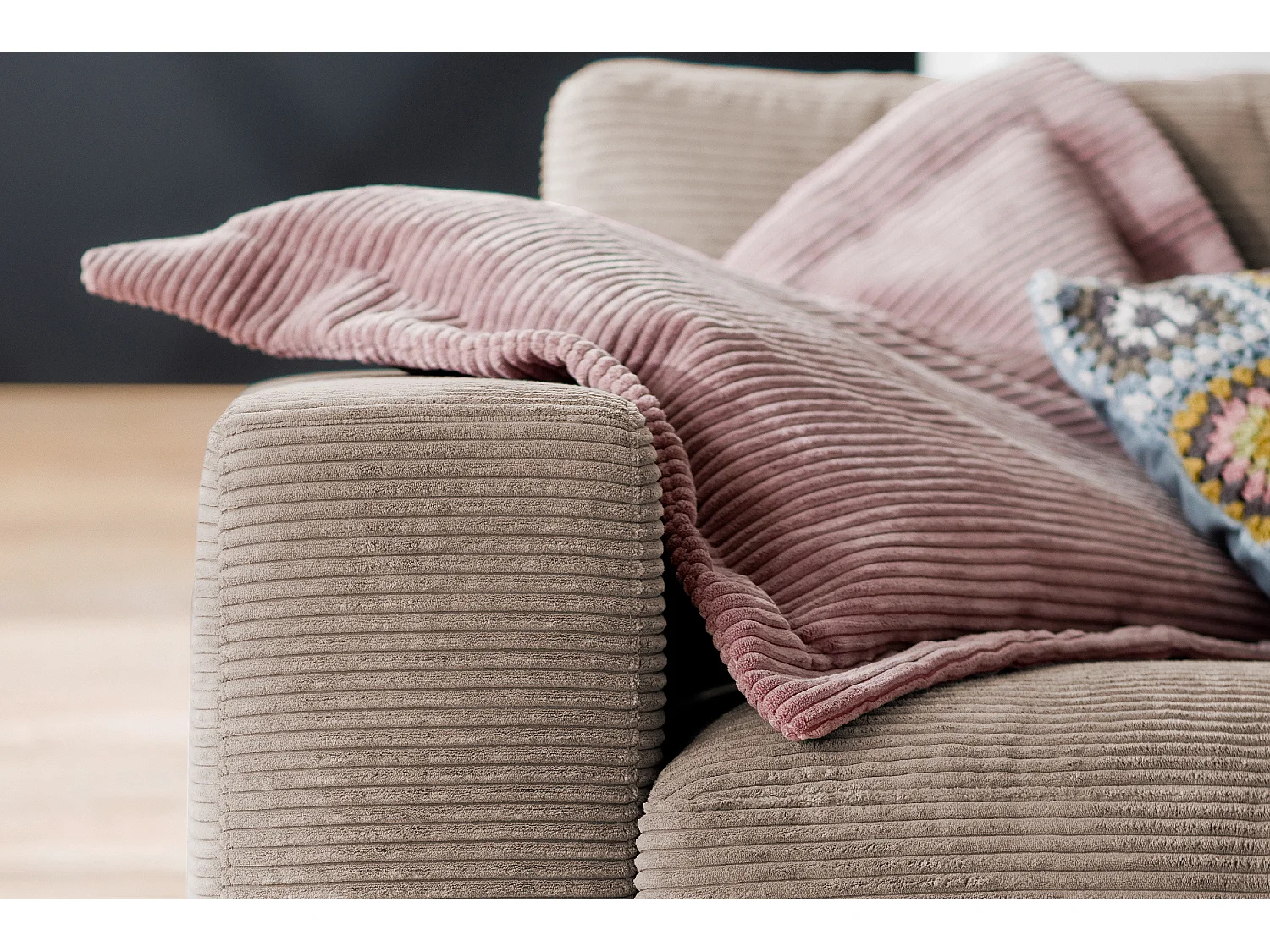 Bank - Taupe Koord - MADELINE