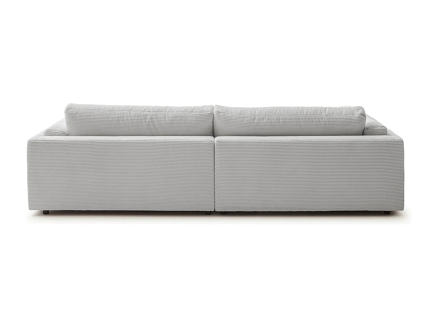 Big - gris clair Velours côtelé - RAINA