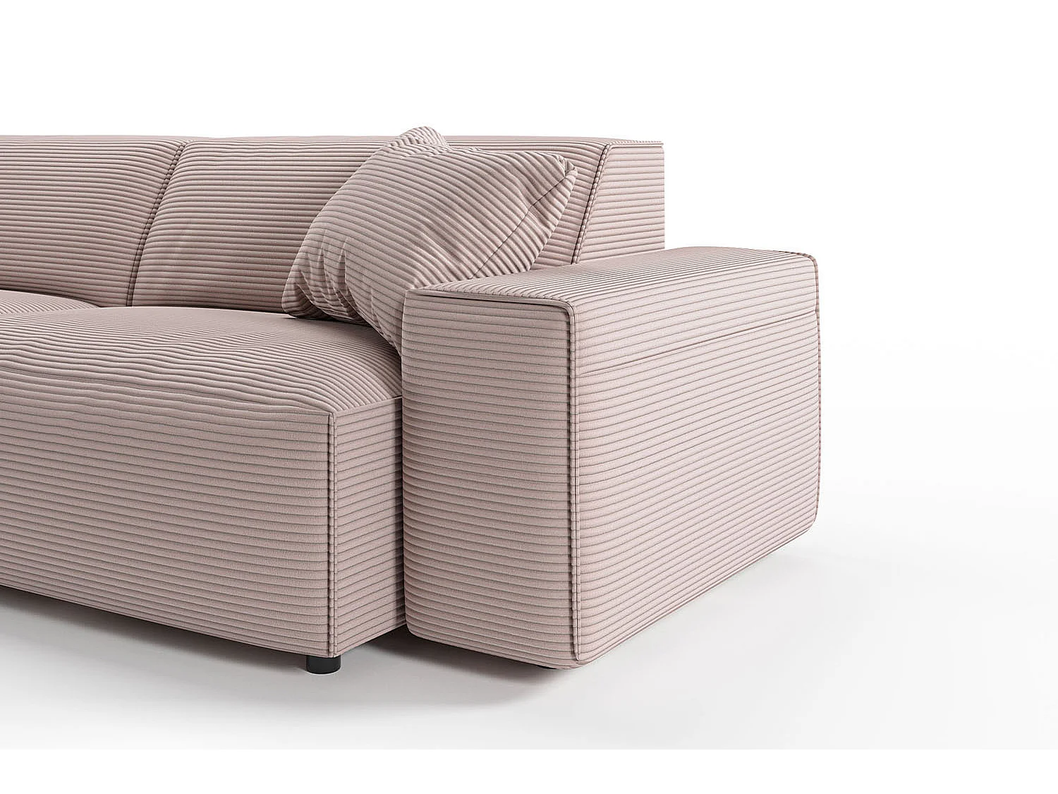 Canapé - Rose Velours côtelé - RANI