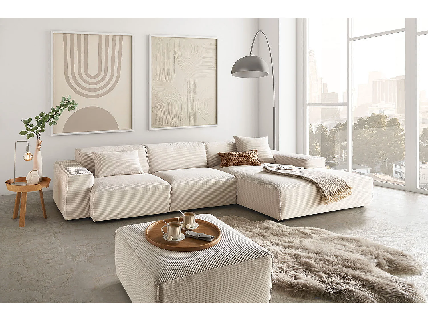 RANI - Crème wit Koord - RANI