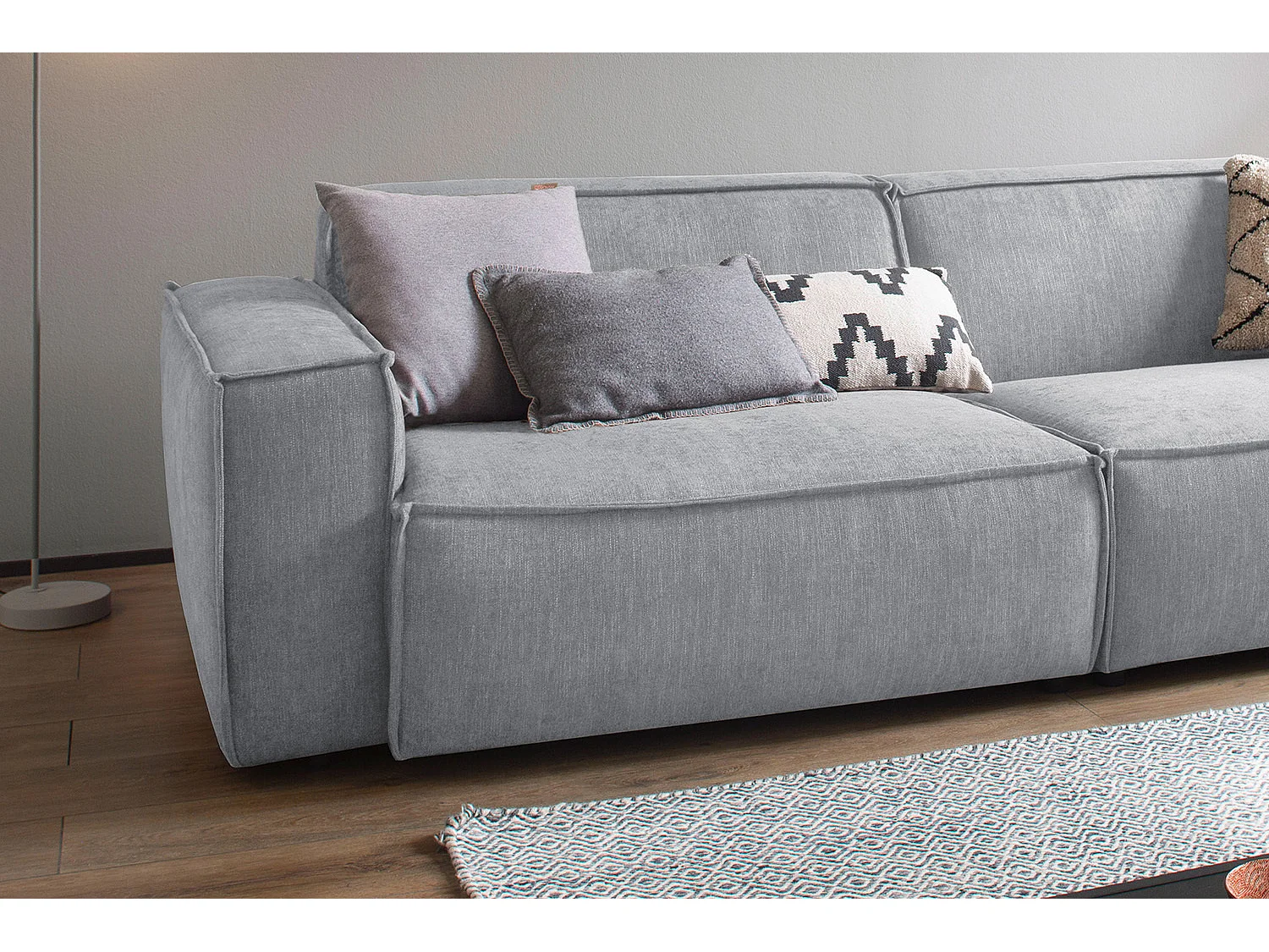 Sofa - Lichtgrijs Geweven stof - SAMU