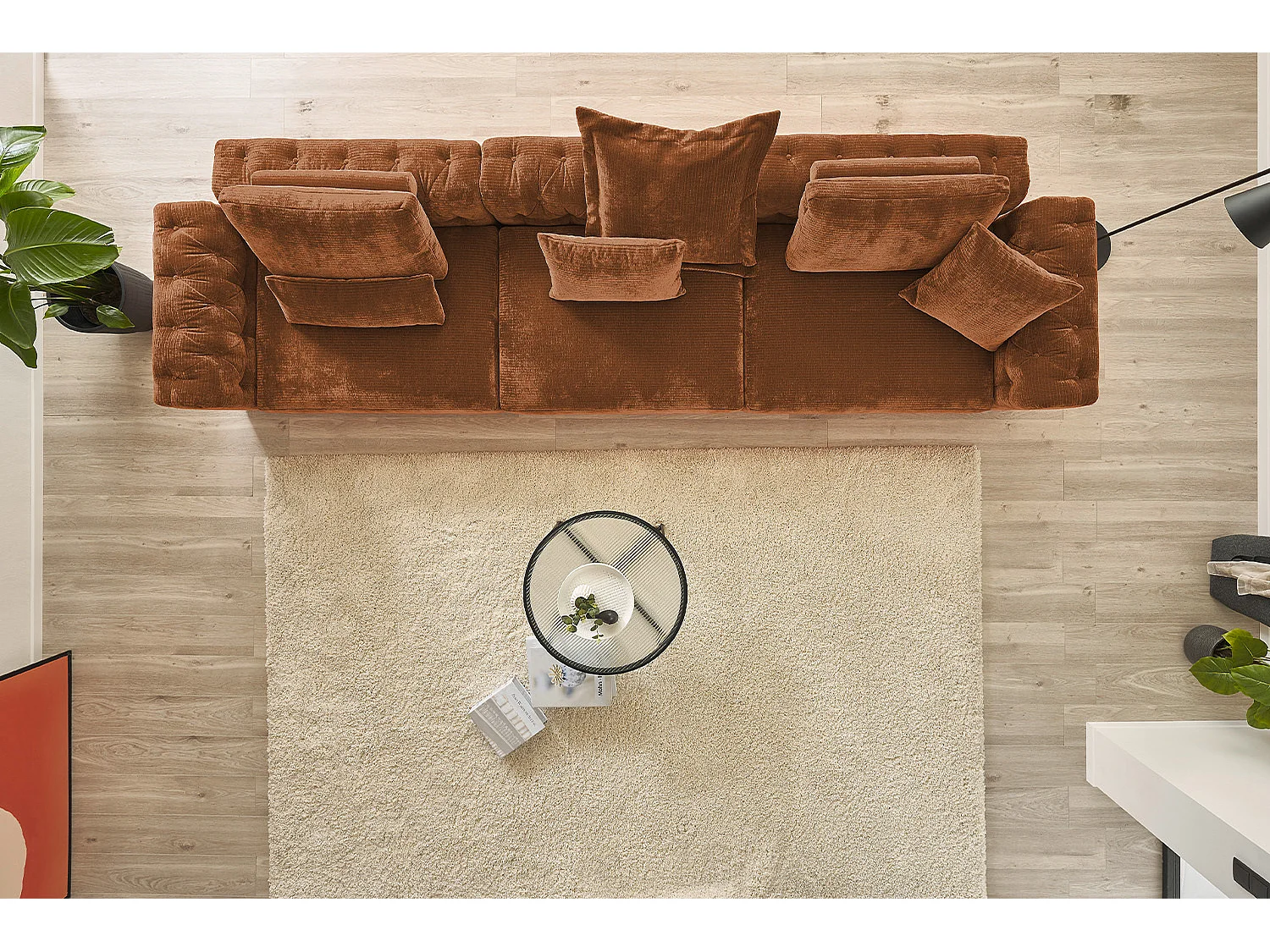 Sofa - Braun Cord - SEPHI