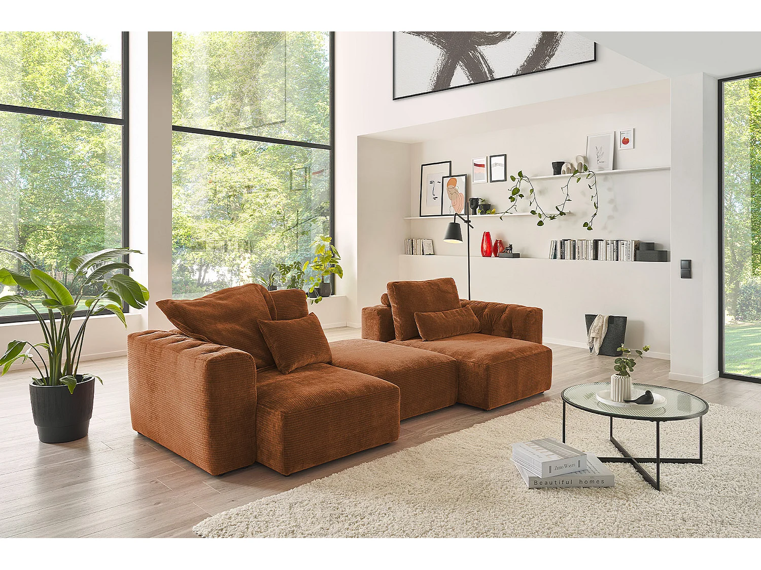 Sofa - Braun Cord - SEPHI