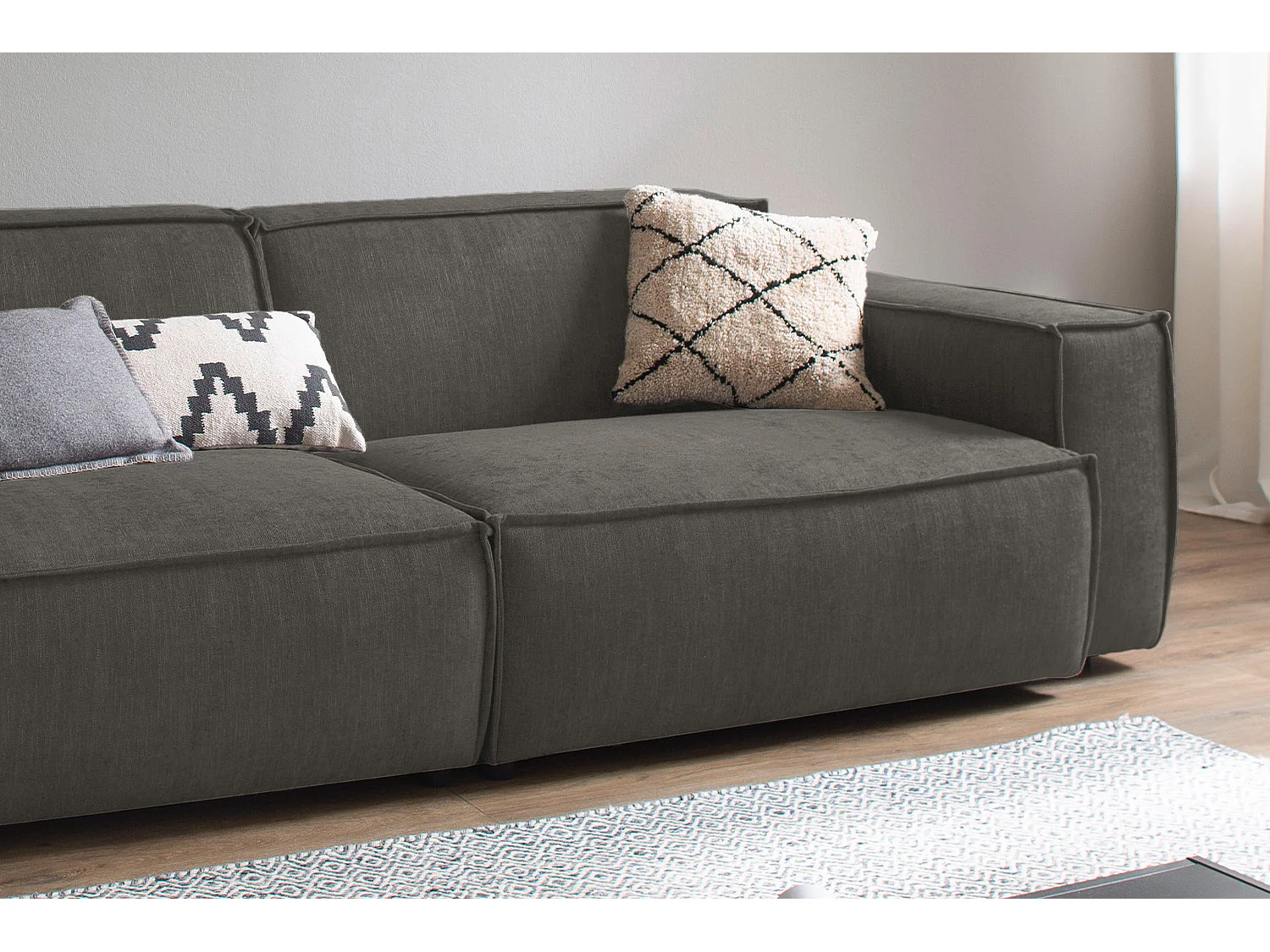 Sofa - Grijs Geweven stof - SAMU