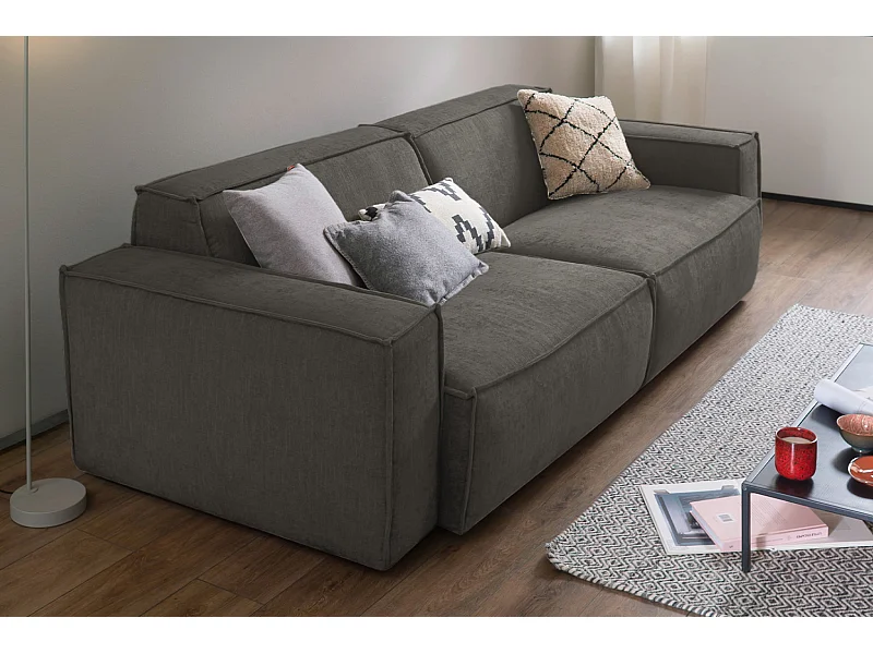 Divano - Grigio tessuto intrecciato - SAMU