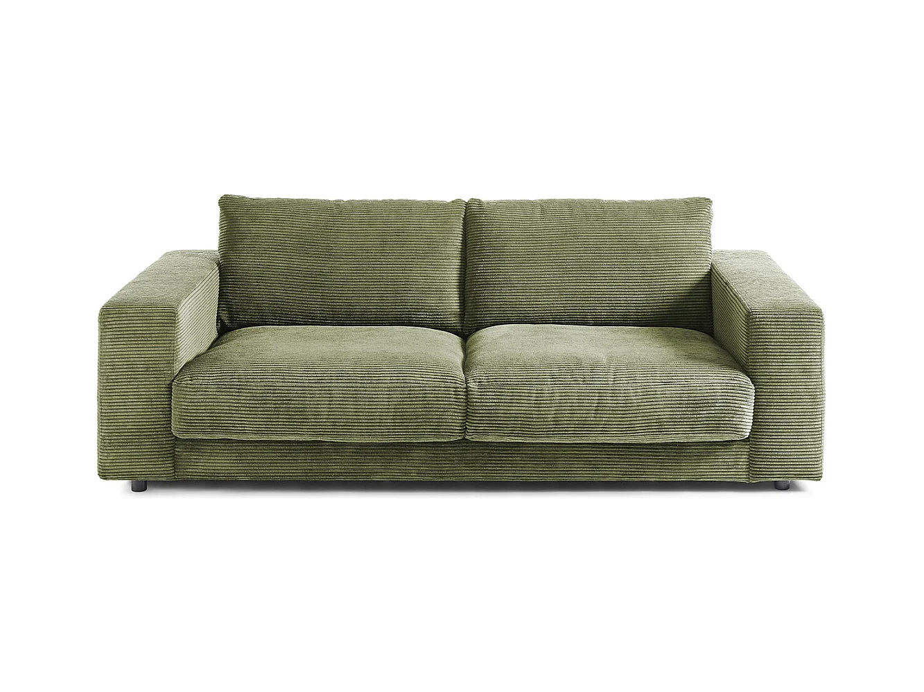 Sofa - Grün Cord - MADELINE