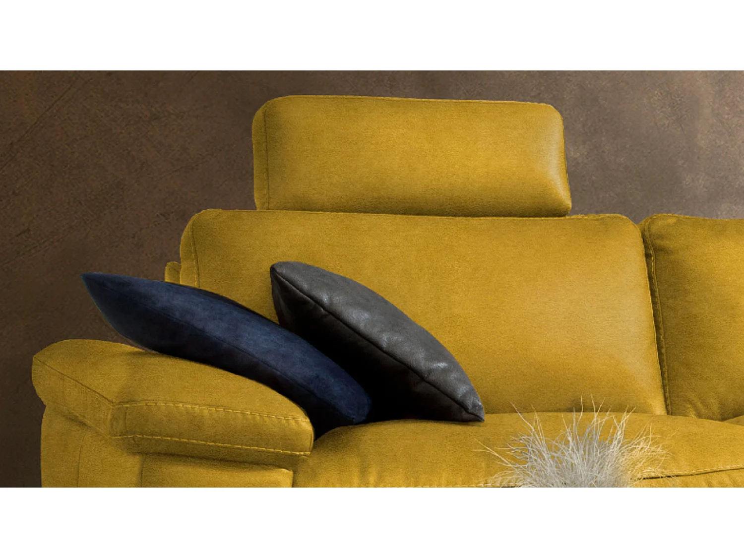 Hoekbank - Goud Geweven stof - LOLA