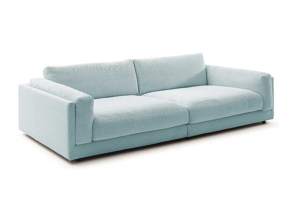 Divano - azzurro chiaro Velluto a coste - RAINA