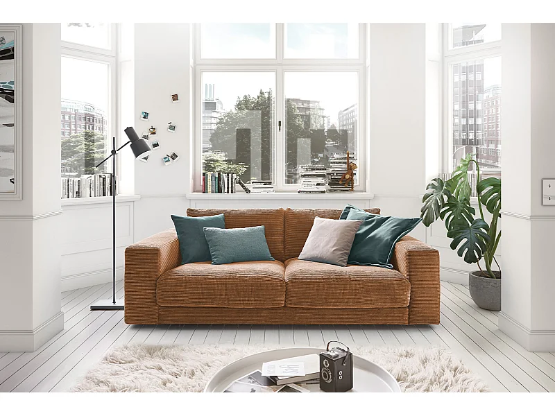 Sofa - Braun Cord - MADELINE