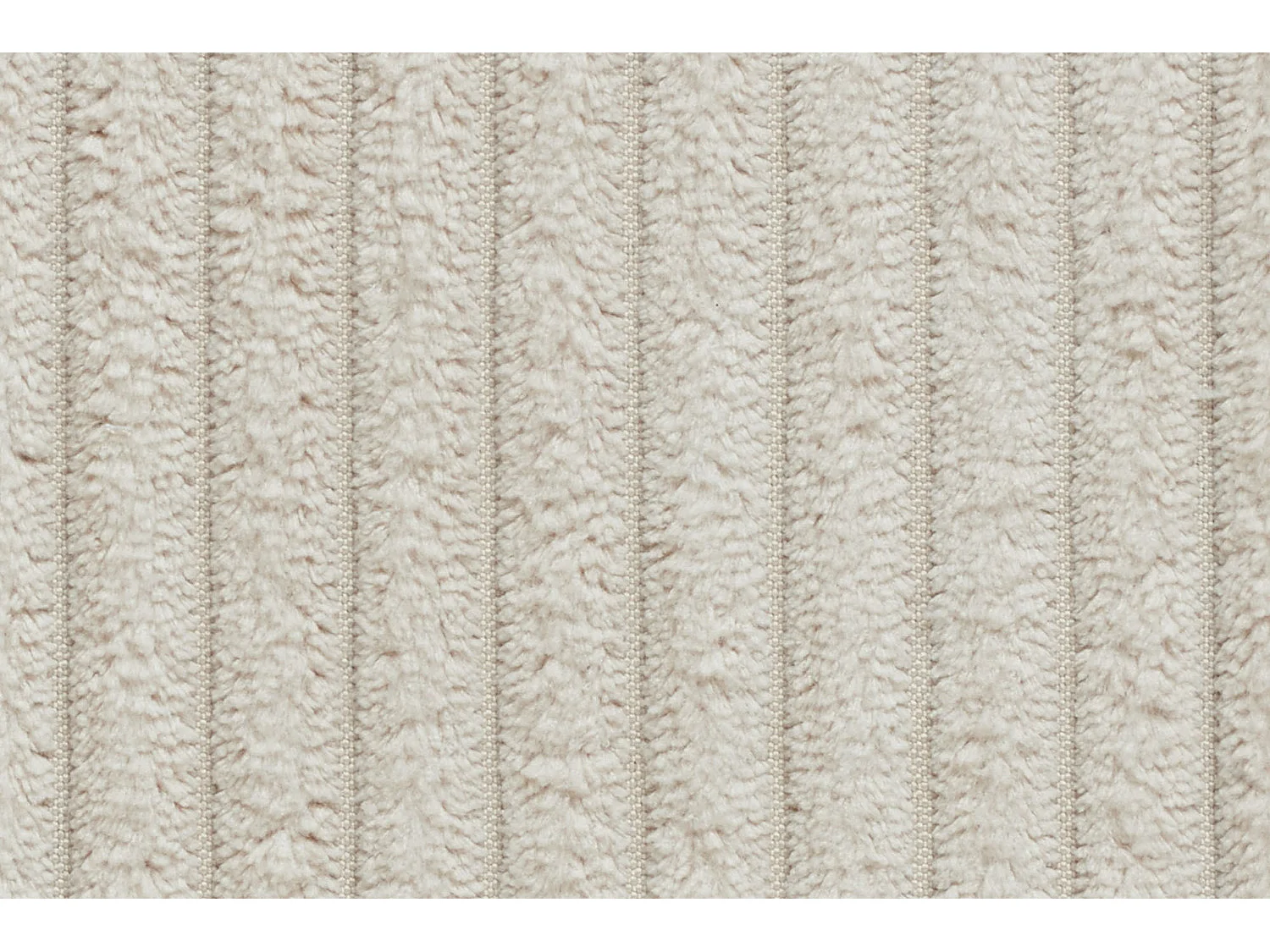 Sofa - Cremeweiß Cord - MADELINE