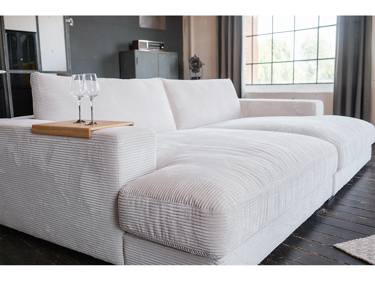 Big - Cremeweiß Cord - MADELINE