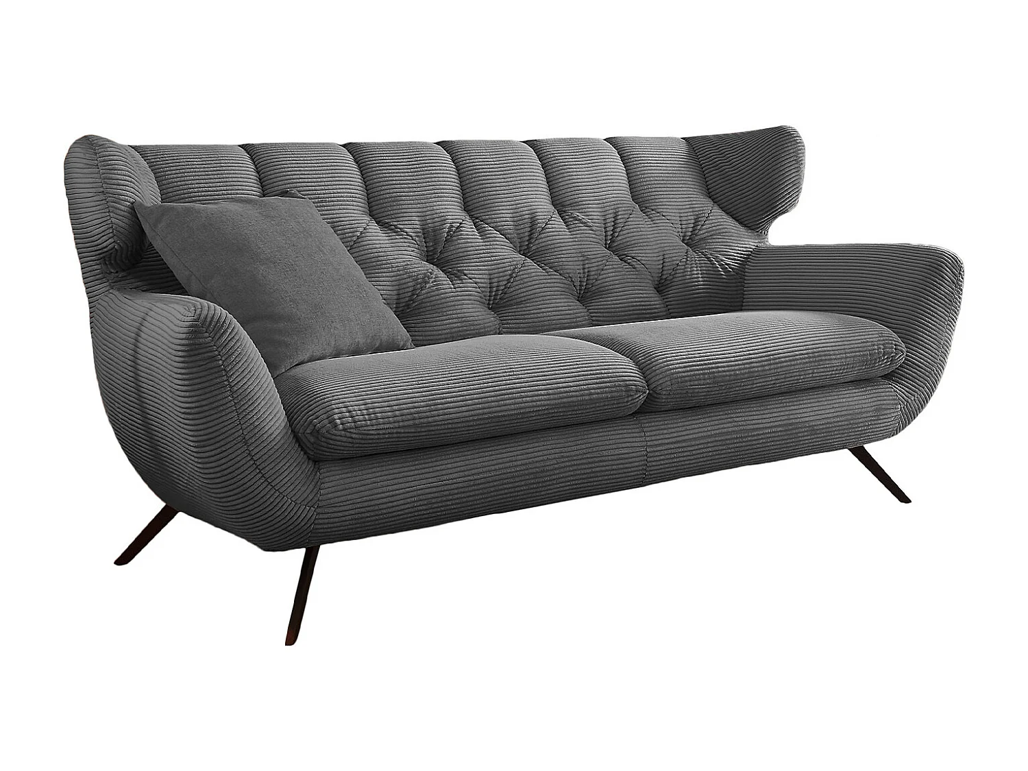 Sofa - Grau Cord - CHARME