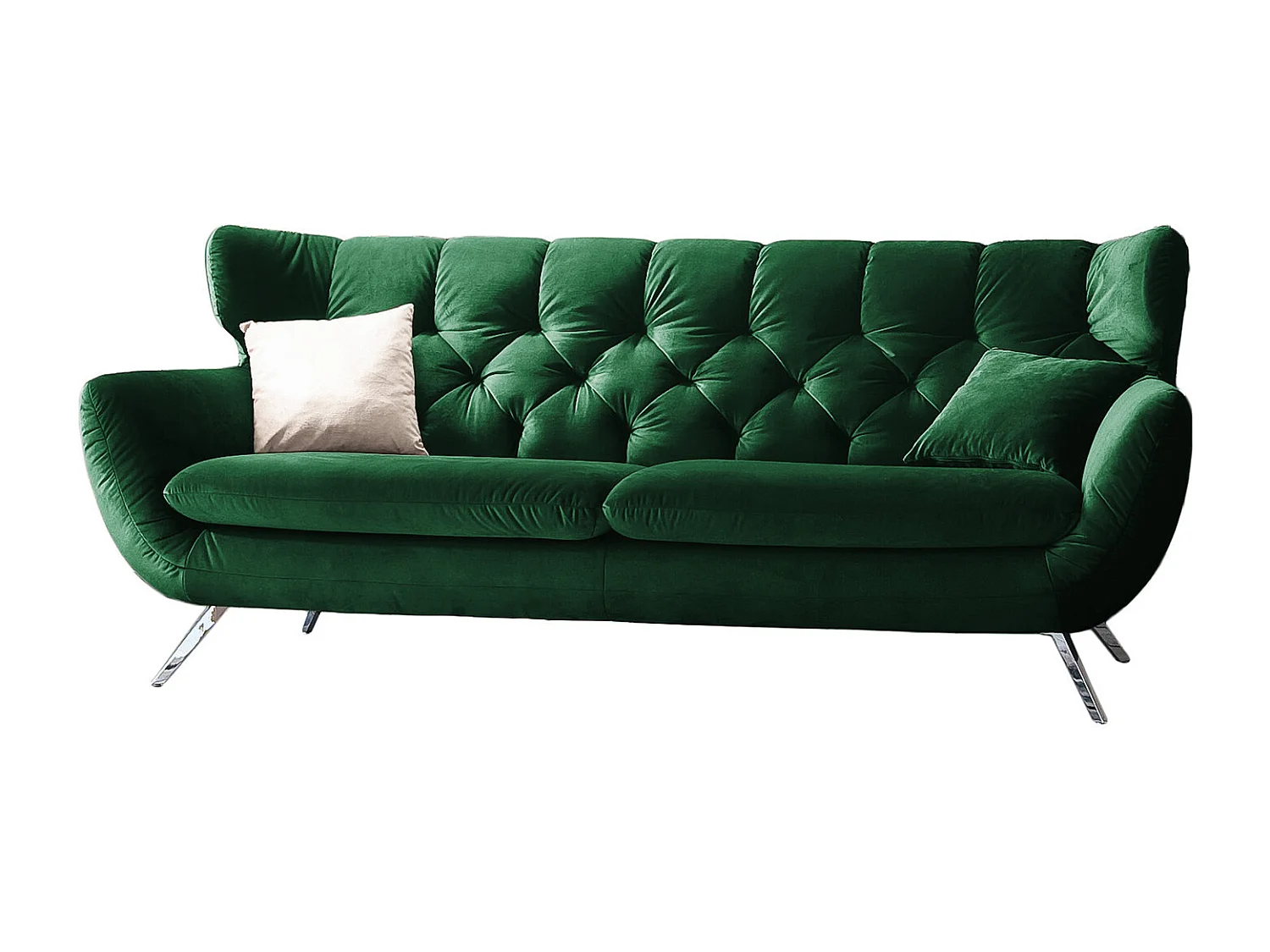 Sofa - Smaragdgrün Velvet - CHARME