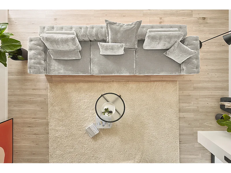 Modulsofa - Silber Cord - SEPHI