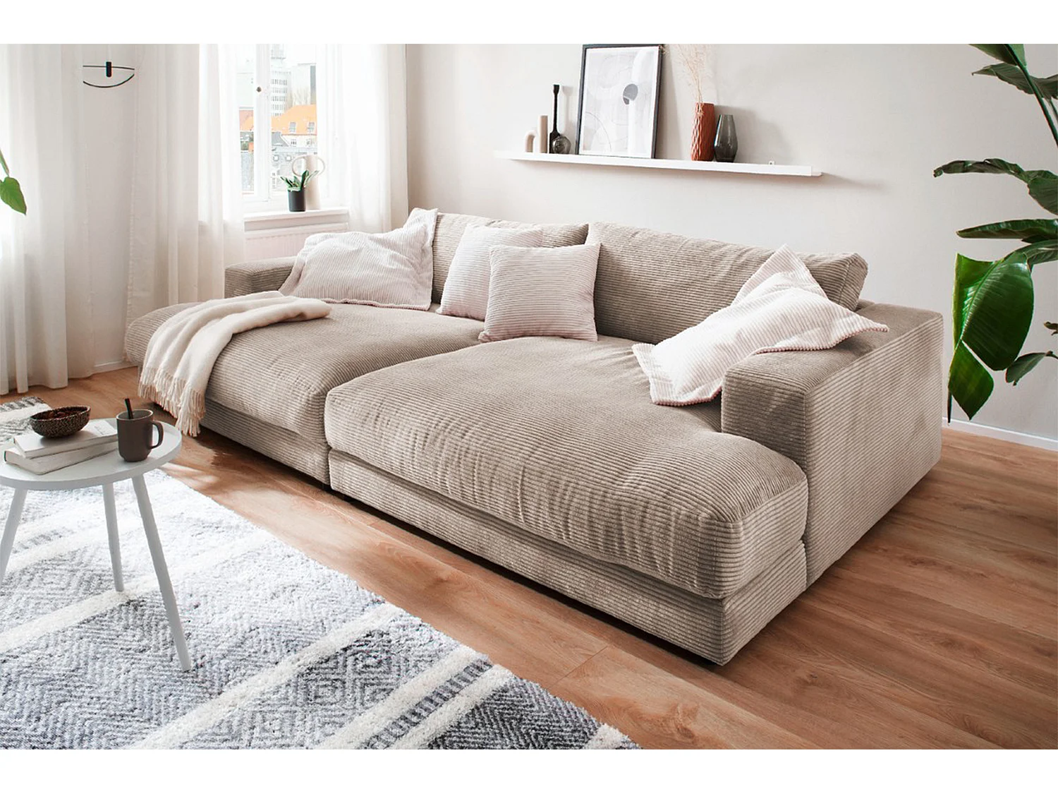 Grote bank - Taupe Koord - MADELINE