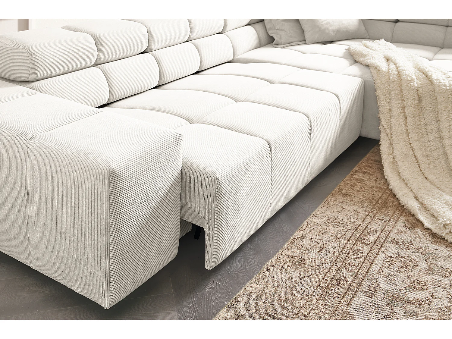 Hoekbank - Wit Koord - NEVADA