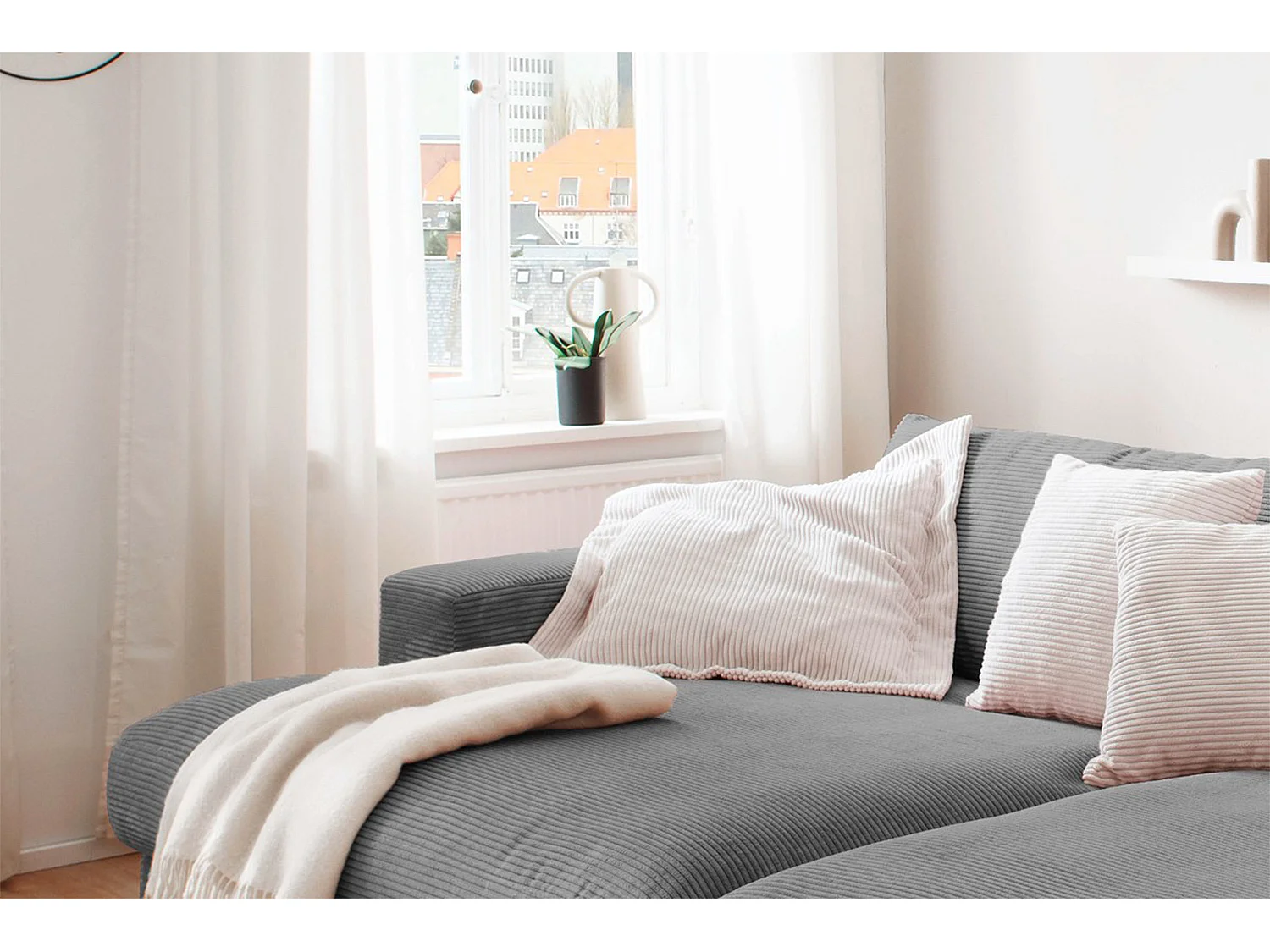 Big - Grau Cord - MADELINE