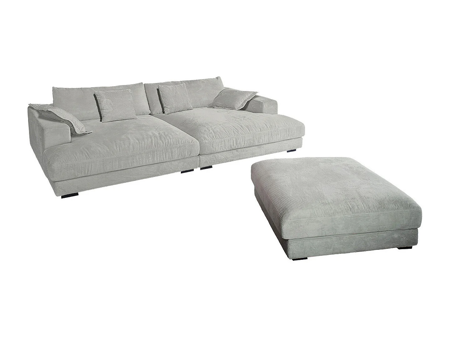 Sofá - gris claro Pana - MADELINE