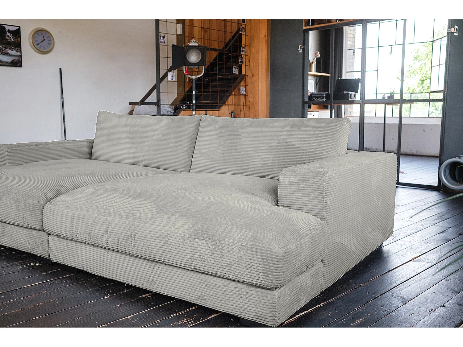 Sofá - gris claro Pana - MADELINE