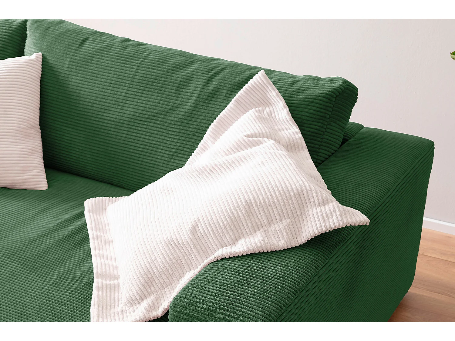 Bigsofa - Smaragdgrün Cord - MADELINE