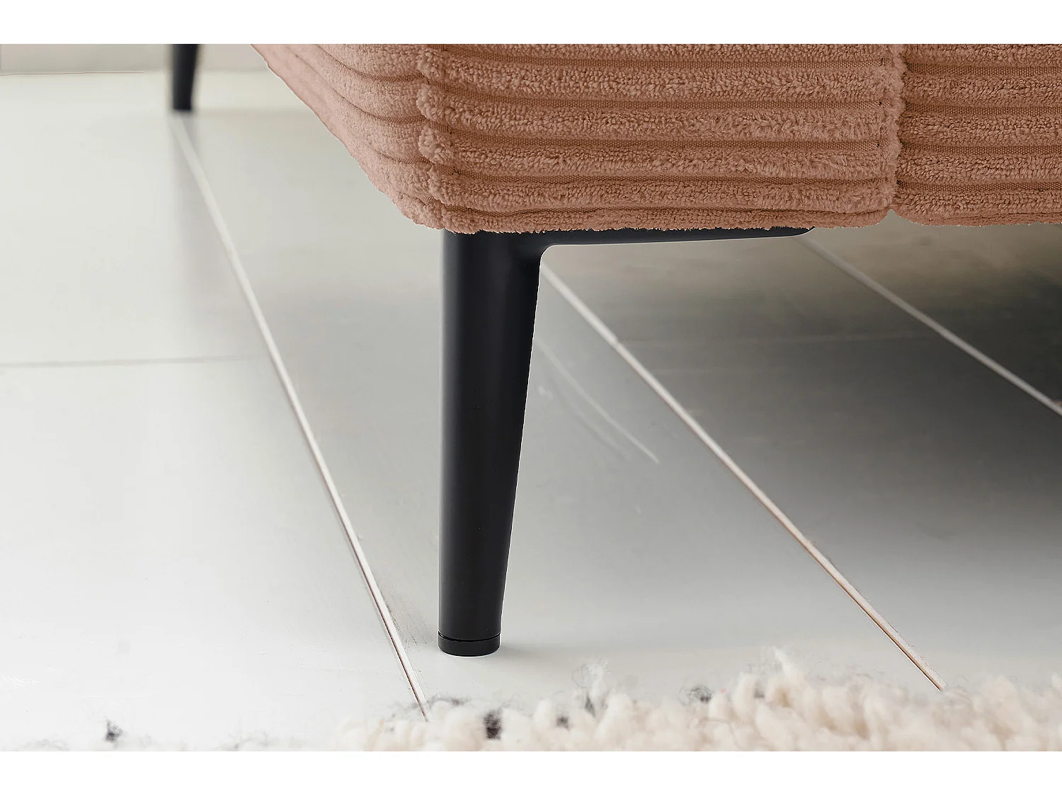 Ecksofa - Braun Cord - CARA