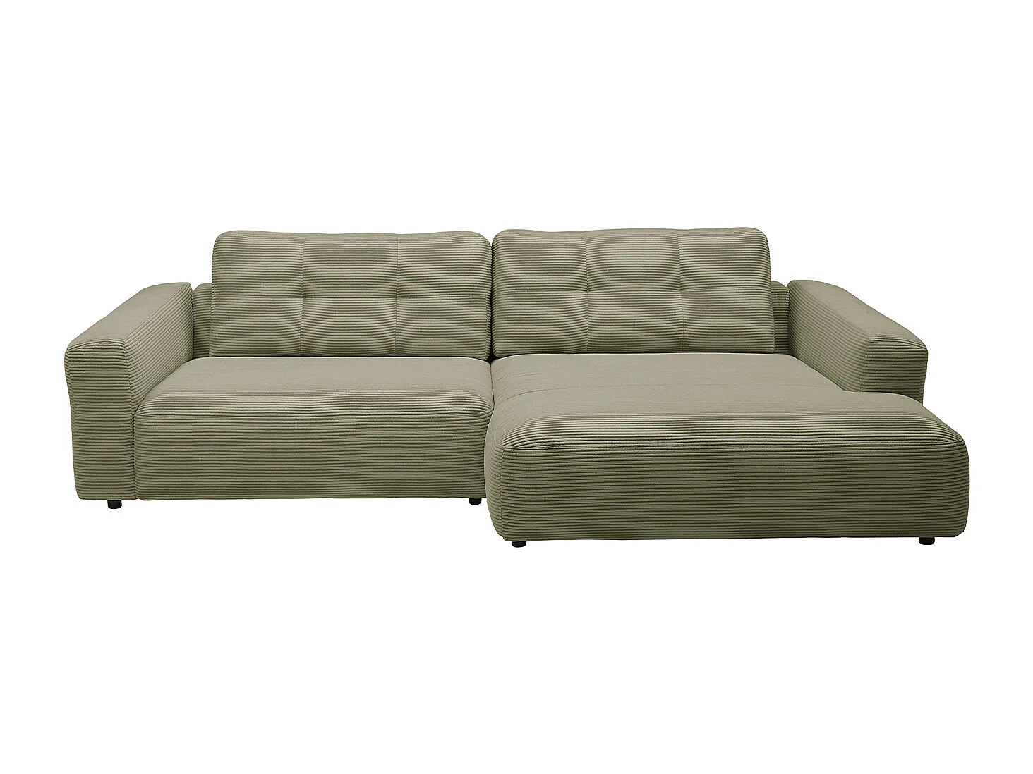 Ecksofa - Grün Cord - MIKA