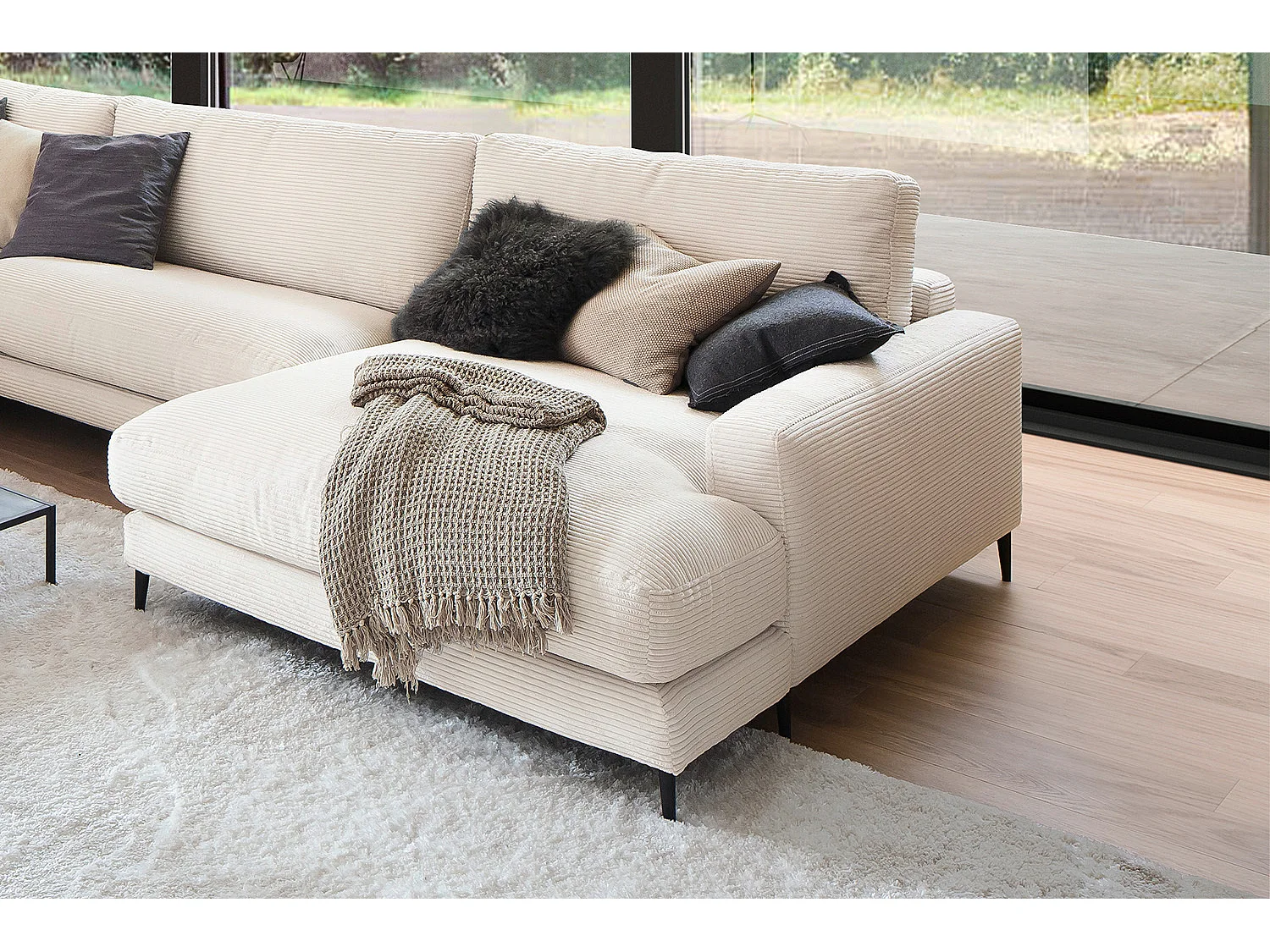 Levend - Crème wit Koord - CARA