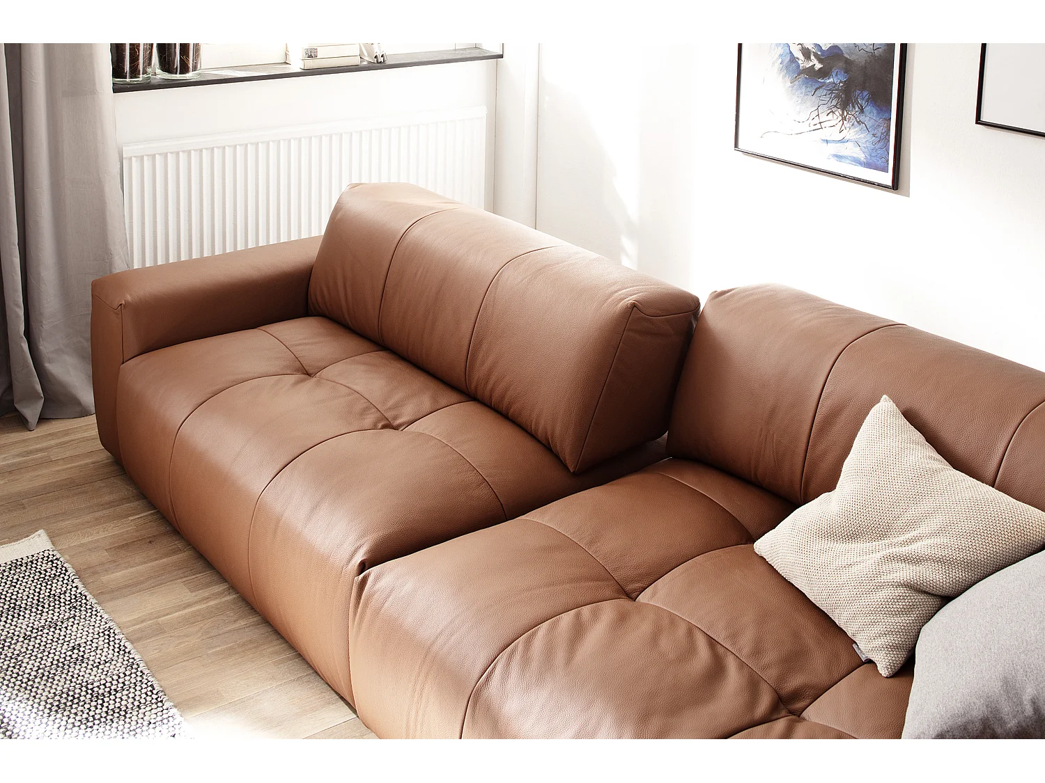 Sofa - Braun Leder - PALACE