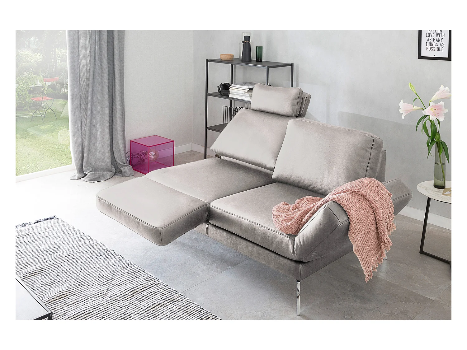 Leren - Lichtgrijs Leer - HURRICANE