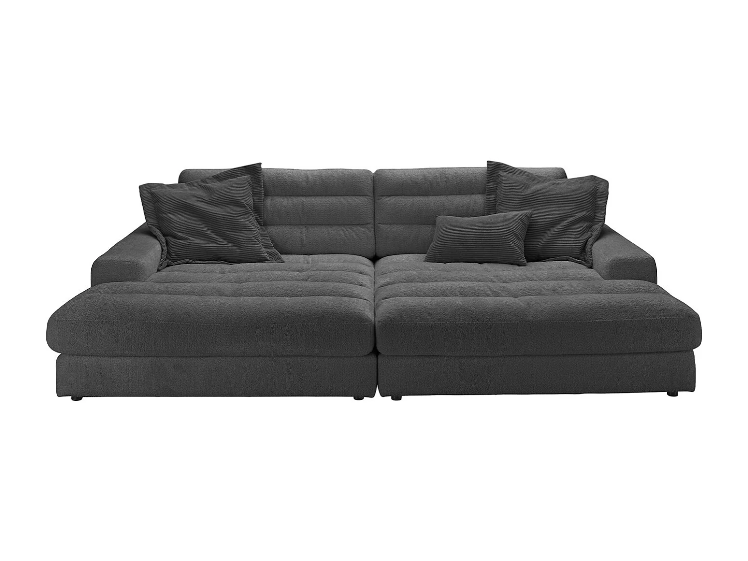 Sofá extra ancho - Negro Tejido - LANA