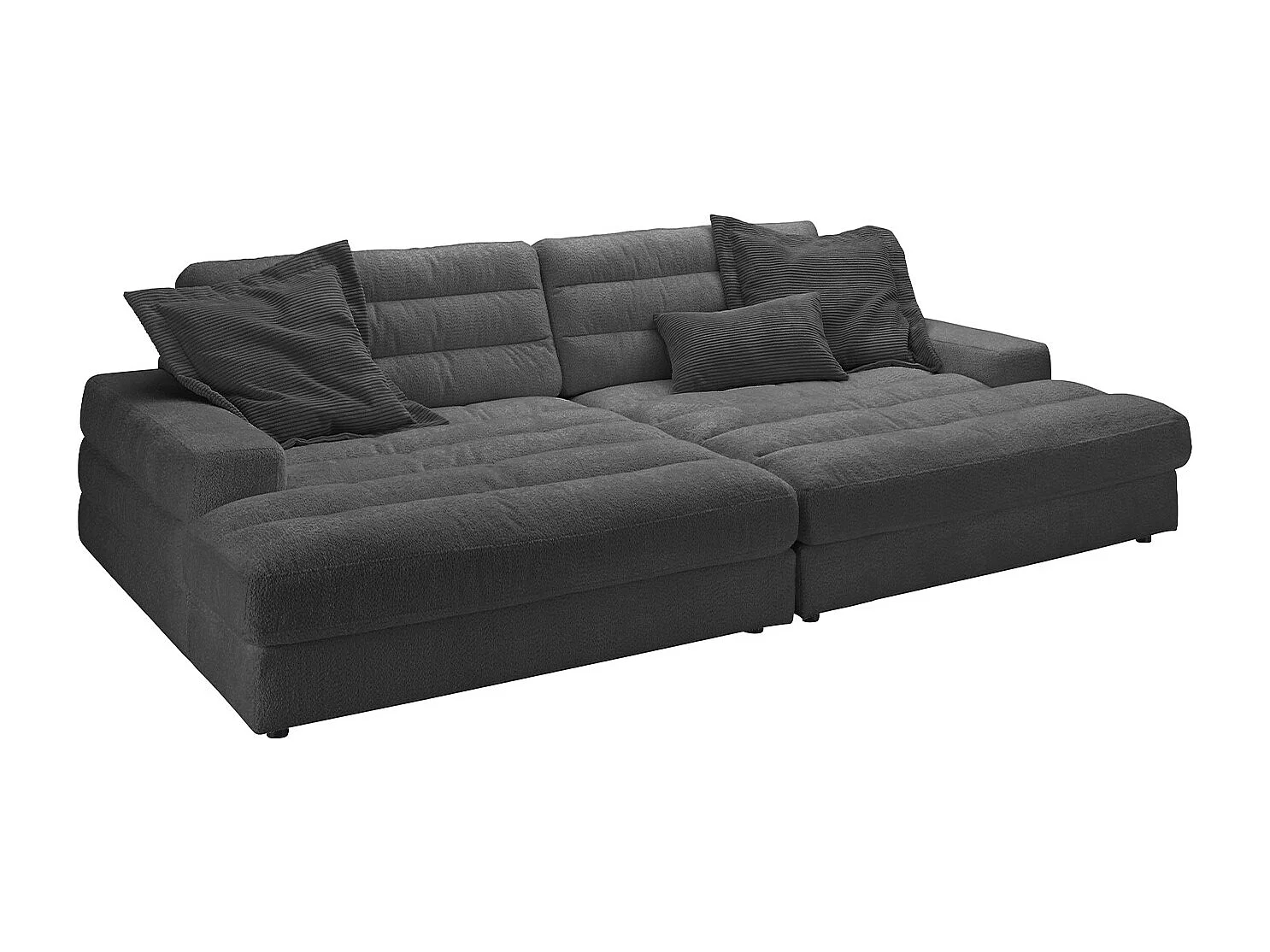 Sofá extra ancho - Negro Tejido - LANA