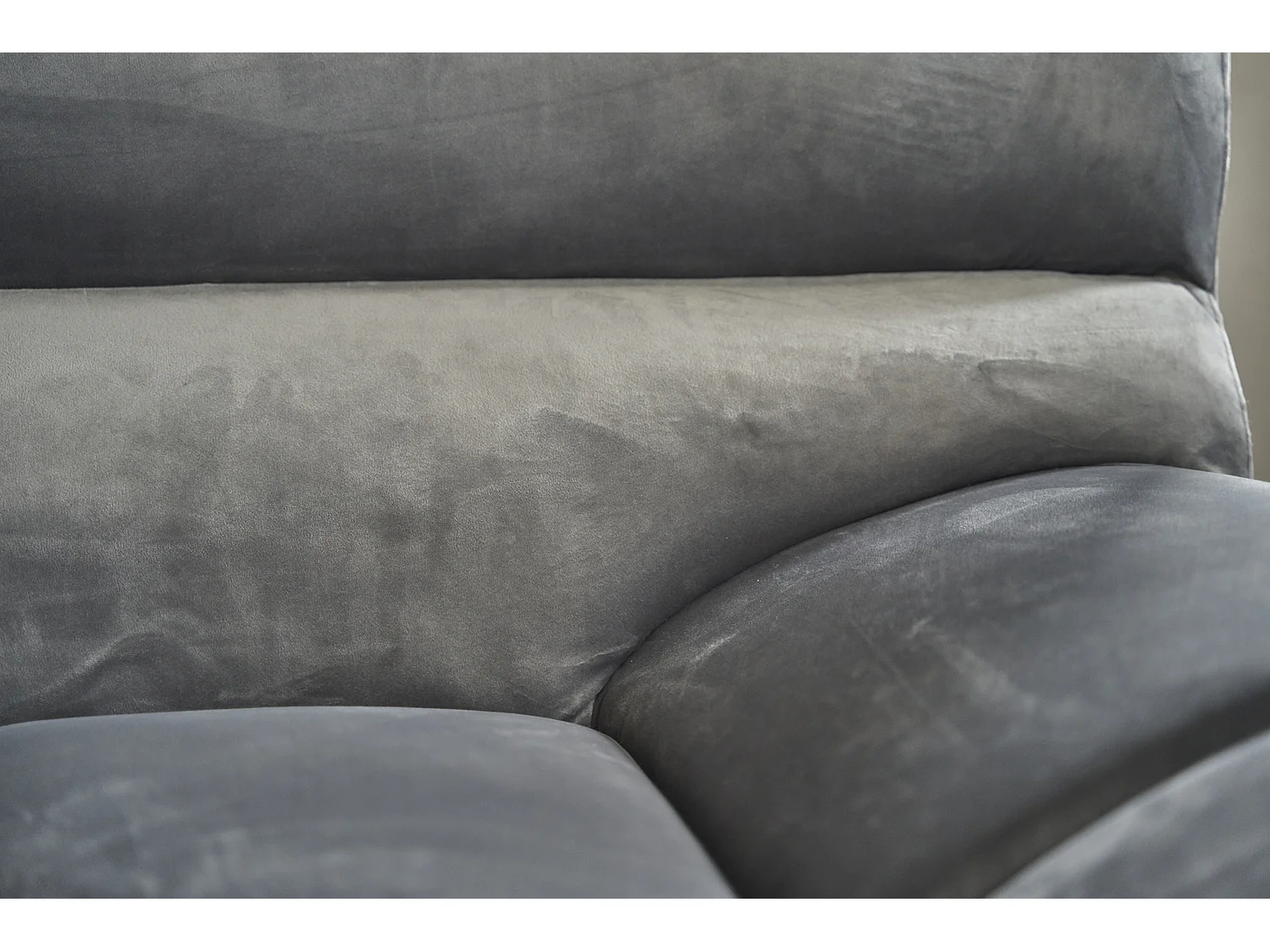 Bigsofa - Grau Webstoff - SETO