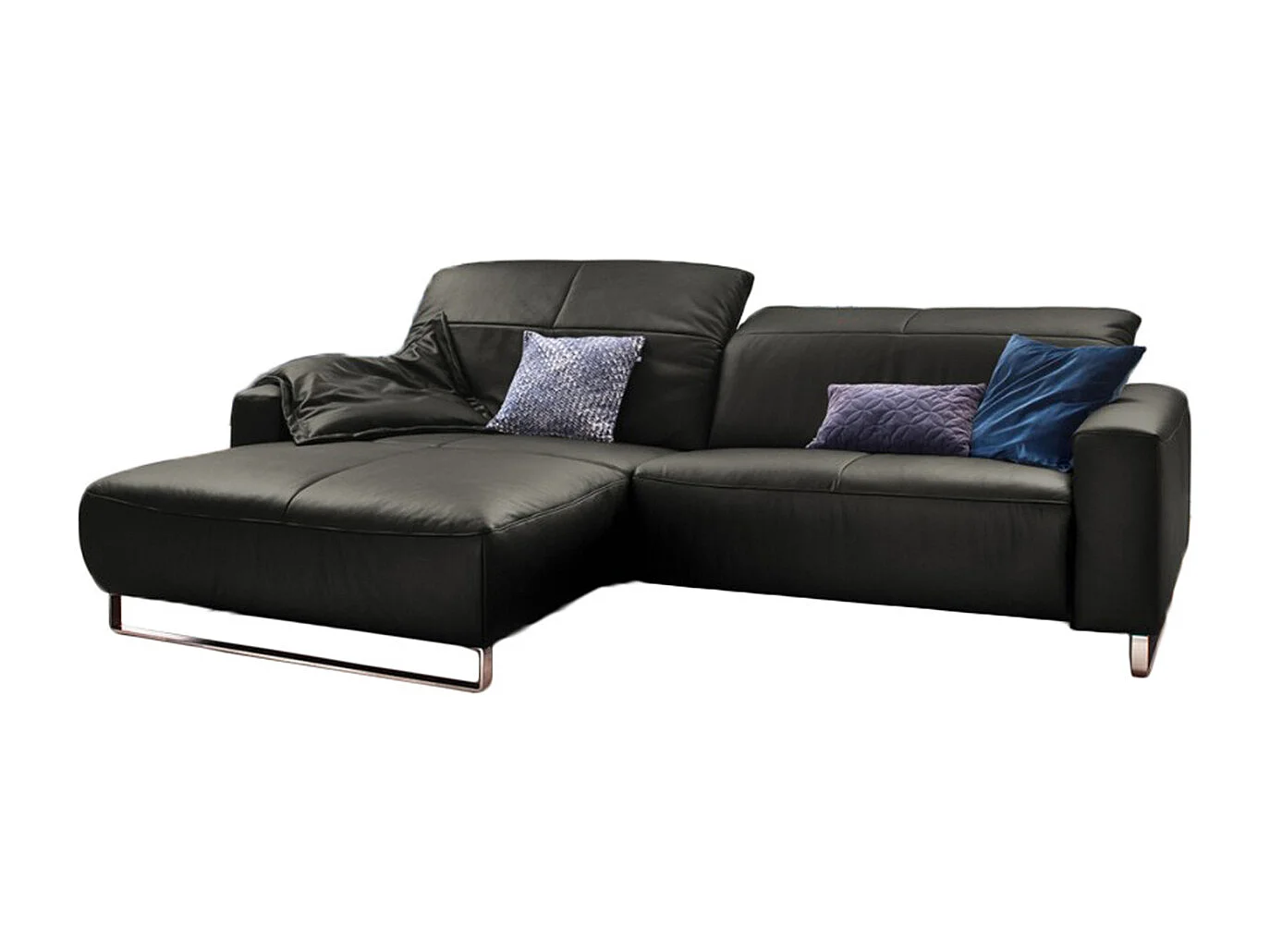 Ecksofa - Granit Leder - YORK