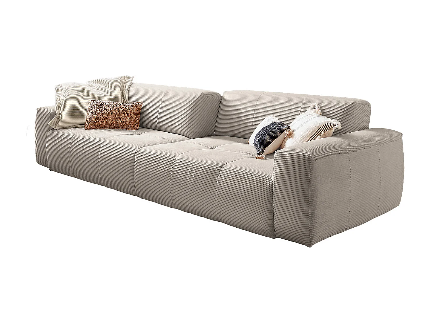 Sofa - Steingrau Cord - PALACE
