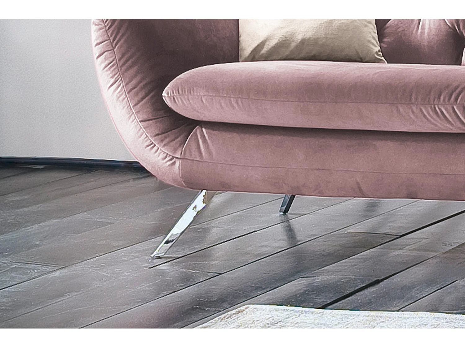 Sofa - Grau Velvet - CHARME