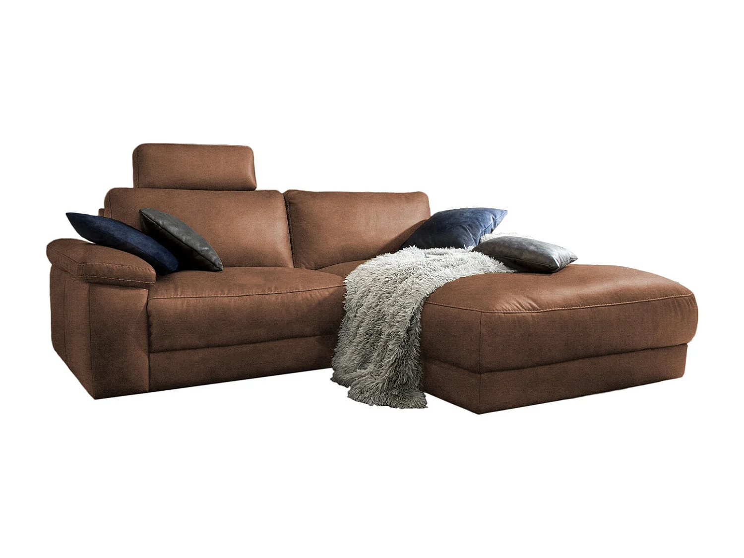 Hoekbank - Bruin Leer - LOLA