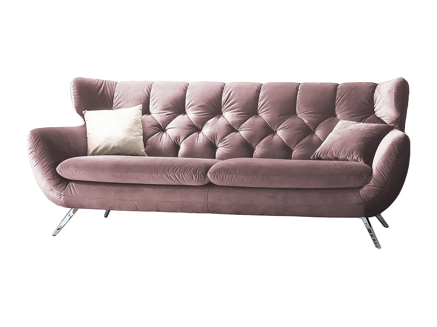 Sofa - Grau Velvet - CHARME