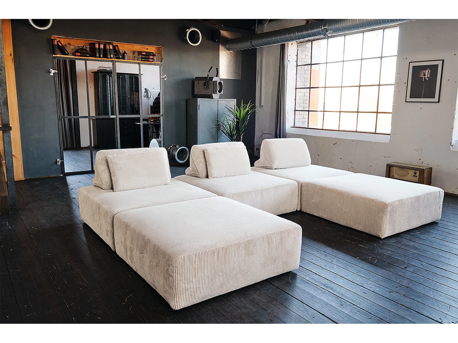 Sofá modular - blanco crema Pana - WIOLO SOFT