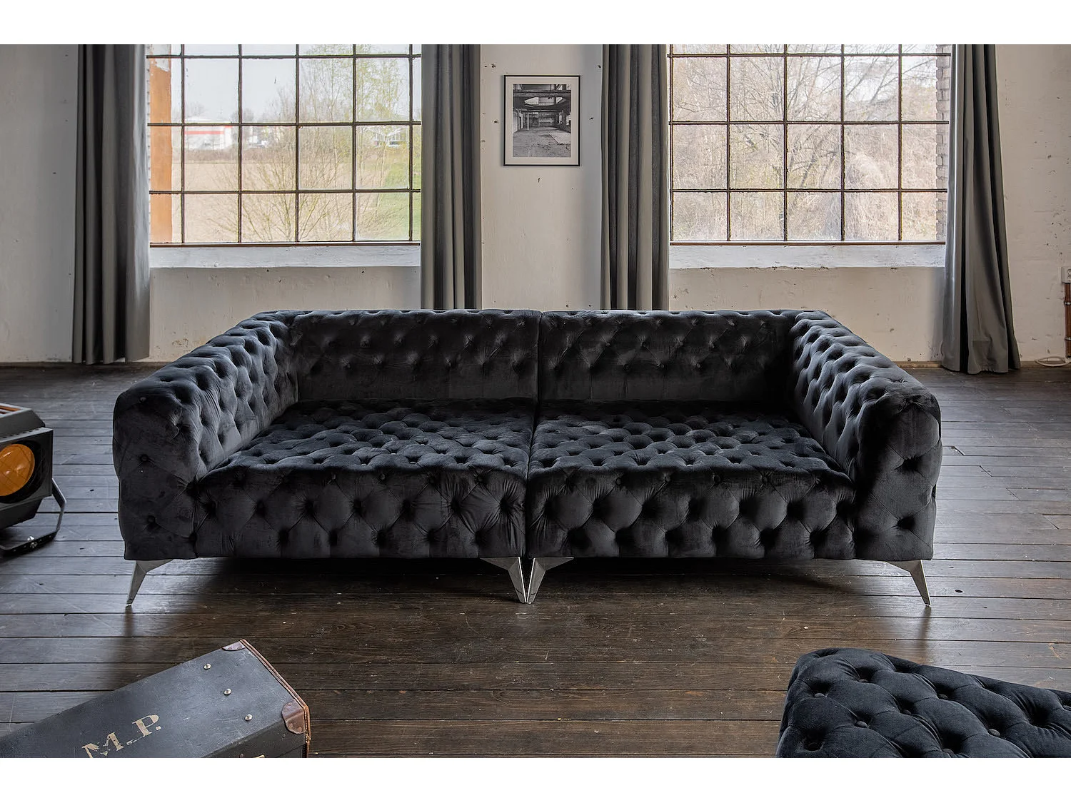 Big - Schwarz Velvet - NARLA