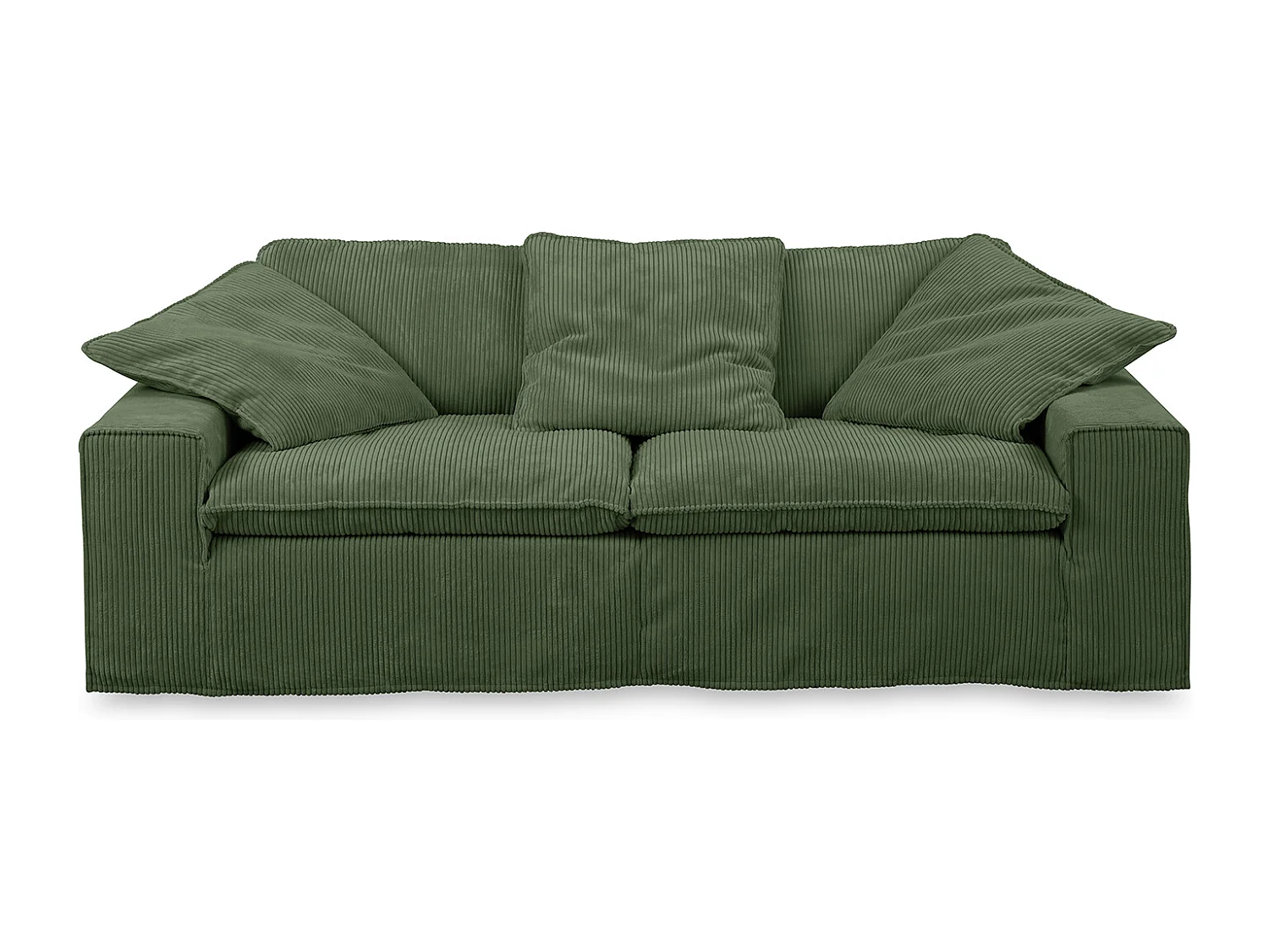 Sofa - Grün Cord - NETTA
